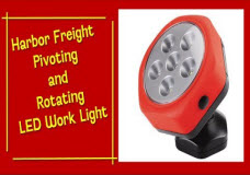 Harbor Freight Rotating Magnetic LED Worklight Review – Make your Own FREE Light