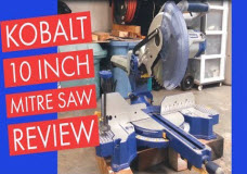 Kobalt 10 inch Sliding Mitre Saw Review Better than Harbor Freight