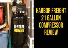 Harbor Freight 21 Gallon Air Compressor Review and Set up / Long Term Review