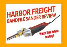 Harbor Freight Bandfile Belt Sander
