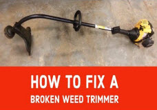 Easy How to Fix a Broken Weed Wacker String Trimmer Weed Eater