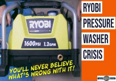 Repair a Ryobi Pressure Washer / How to fix an Electric Pressure Washer