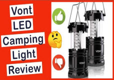 Vont LED Camping Lantern Review – 140 Lumens of Collapsable Emergency Lighting