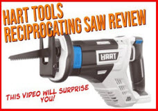 Hart Tools 20 Volt Reciprocating Saw Review vs Harbor Freight Bauer and Ryobi?