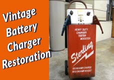 Vintage Automotive Battery Charger Restoration & Repair Rizk Sterling