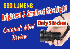 Thrunite Catapult Mini Flashlight Review – Small Yet Powerful LED High Throw Flashlight