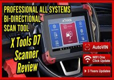 Xtool D7 Automotive Diagnostic Scan Tool OBDII Scanner with Bi-Directional Controls Review & Testing