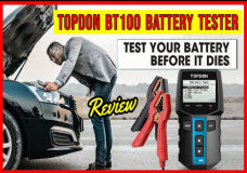 Topdon BT100 12V Car & Truck Battery Load Tester & Charging System Analyser