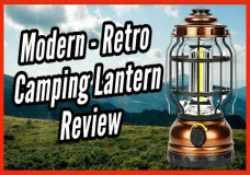 1500 Lumens Rechargeable Retro Camping Lantern & Battery Bank