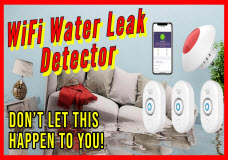 Water Leak Sensor with WiFi Alarm / Flood Sensor & Leak Detector from Airthereal