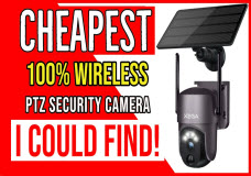 Cheapest 100% Wireless Outdoor PTZ Security Camera – Lifetime Warranty, Alexa & Color Night Vision