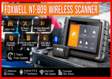 Foxwell 809BT Updated Wireless Bidirectional Automotive OBD2 Diagnostic Scanner Review & Testing