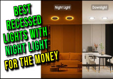 Ultra Thin Recessed Lights with Night Light from Rollin Light, DIY Installation, Setup & Review