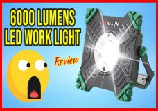 6000 Lumens Cordless LED Work Light with 6000 mAh Battery Bank – Huge Power For Any Situation