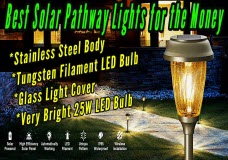 Best Solar Pathway Lights for the Money from XMCosy with Durable Stainless Steel Body