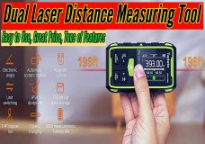 Best Dual Laser Distance Measuring Tool, Double the Lasers for Same price as a Single Laser Device