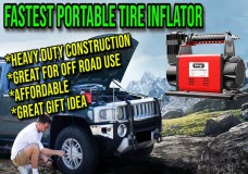 Fastest Tire Inflator / Air Compressor for Flat Tires or Off Road Use from Gobege