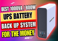 MUST WATCH – Cheapest 1000VA / 800W Smart UPS Battery Back Up with LiFePO4 Battery from GoldenMate
