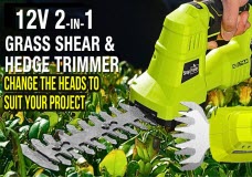 12V Cordless 2 in 1 Hedge Trimmer with Changeable Blades Better Than Harbor Freight Bauer Trimmer?