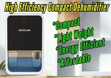 Compact Dehumidifier, The Best Way to Remove Mold, Dampness and Bad Odors from your Home