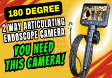 Two Way Articulating Borescope / Endoscope Camera – Best way to see inside Small Areas