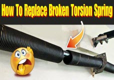 How to Replace Broken Torsion Springs – Garage Door Torsion Spring Replacement DIY